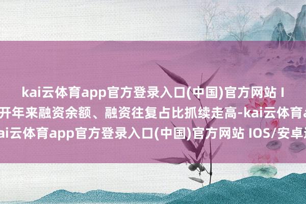 kai云体育app官方登录入口(中国)官方网站 IOS/安卓通用版/手机版开年来融资余额、融资往复占比抓续走高-kai云体育app官方登录入口(中国)官方网站 IOS/安卓通用版/手机版