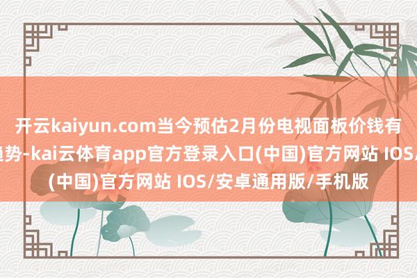 开云kaiyun.com当今预估2月份电视面板价钱有契机呈现全面高潮趋势-kai云体育app官方登录入口(中国)官方网站 IOS/安卓通用版/手机版